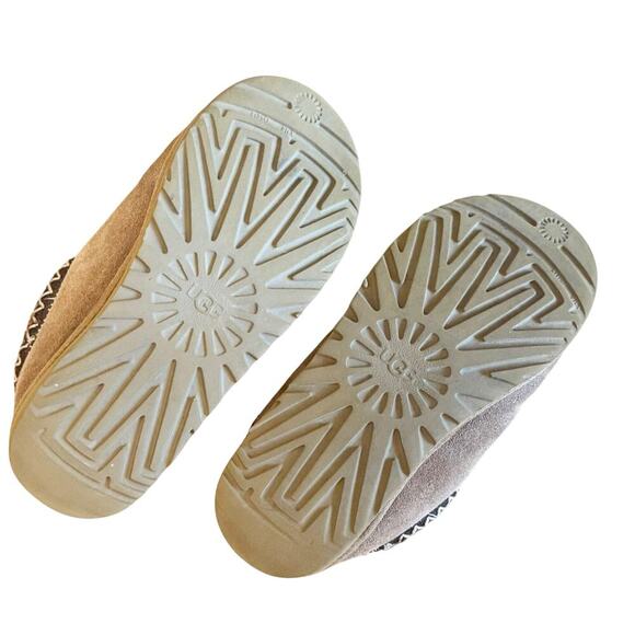 Ugg Suede Upper Tasman Slipper Slip-On Comfort In Chestnut Tan Size 7 - Picture 7 of 10